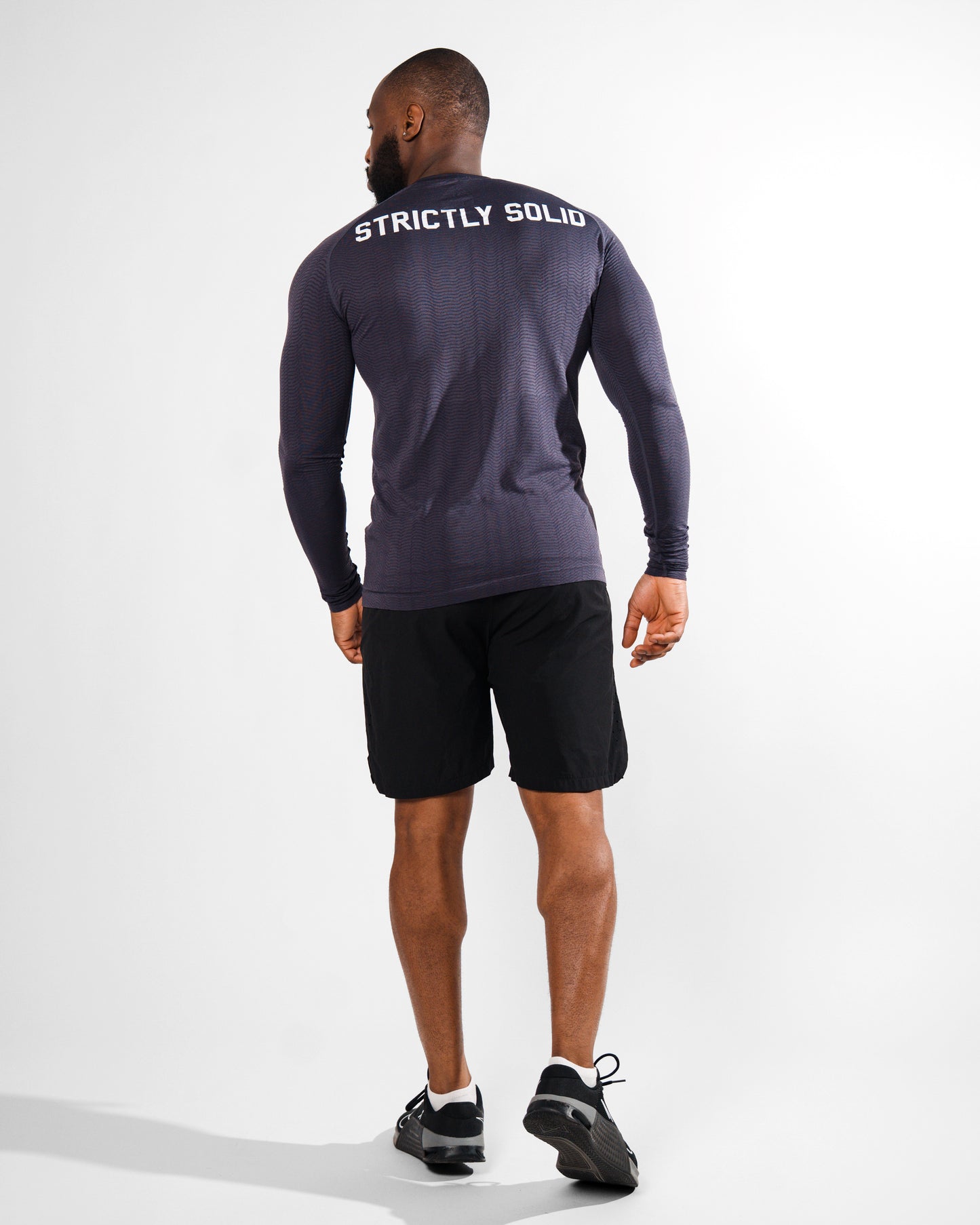 Purple Wave Runner Long Sleeve Tee